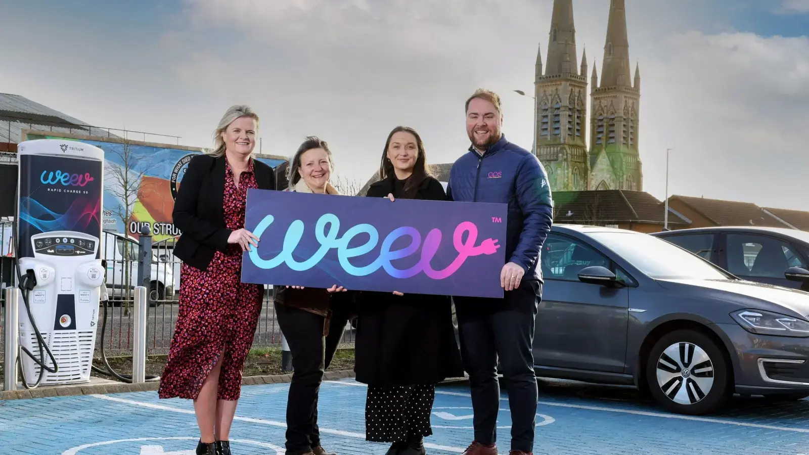 Weev officially opens Belfast’s first public multiple device rapid charging hub