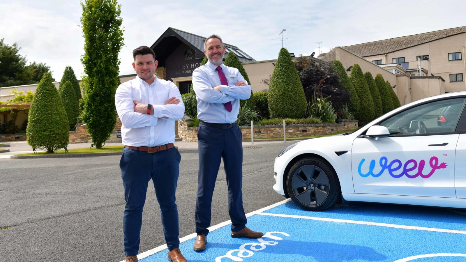 Weev installs new electric vehicle charging points at Valley Hotel as part of Northern Ireland network expansion