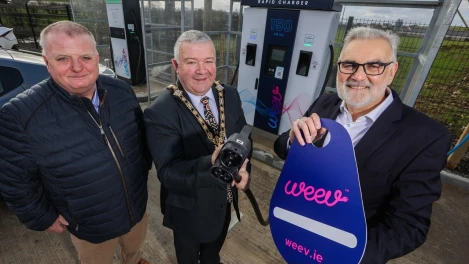 Weev reveals Northern Ireland’s greenest ultra-rapid EV charging hub
