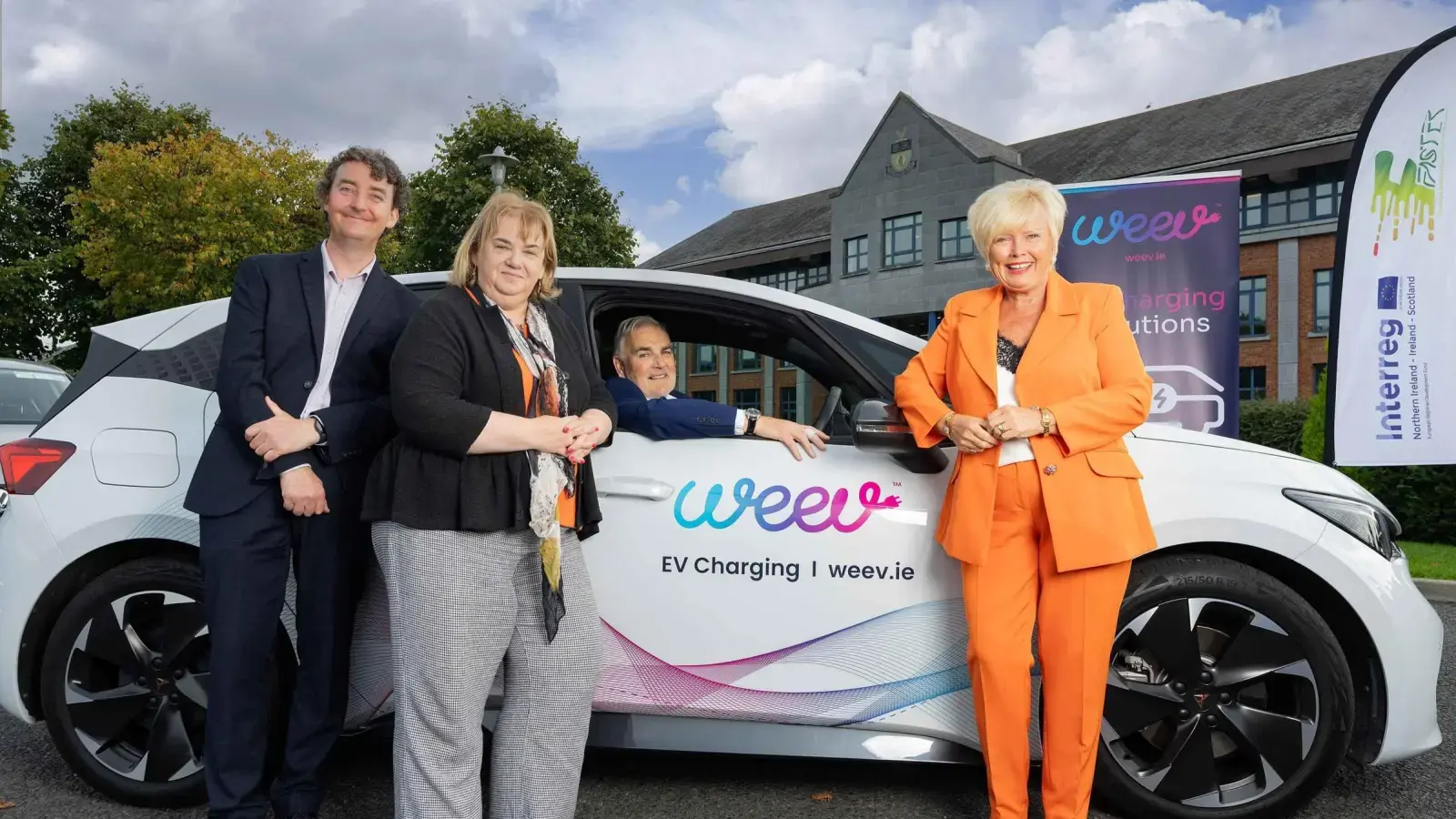 Weev appointed to deliver 25 new rapid electric vehicle chargers in the border region as part of the FASTER Project
